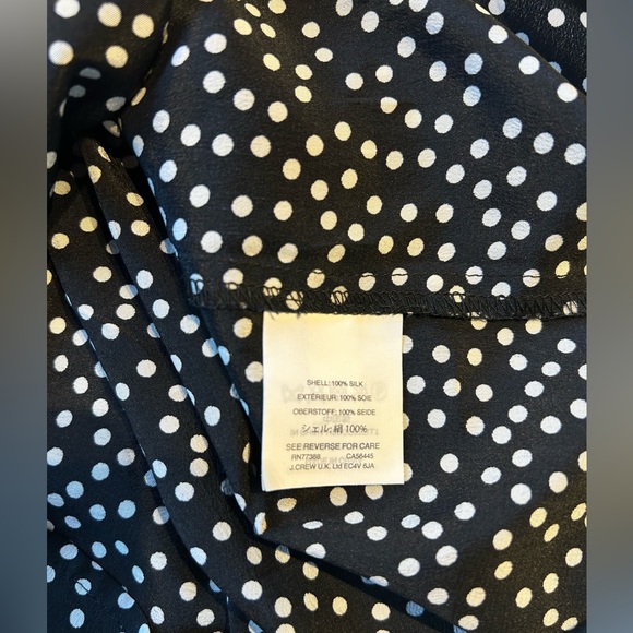 EUC J Crew 100% silk top size 6 - Picture 8 of 8